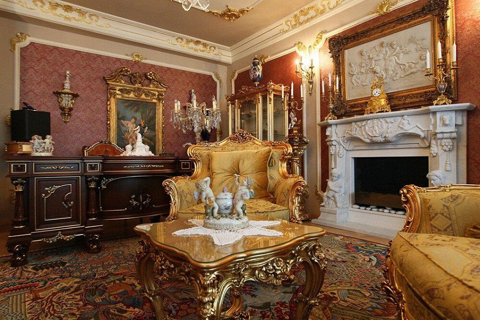 Мебель для гостиной в стиле барокко: купить в Москве